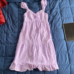 Purple summer dress